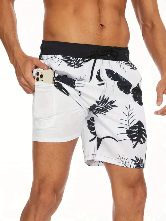 Herren Badeshorts mit sicherem Sitz