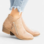 Damen orthopädische Stiefeletten mit weicher Konstruktion und stabilem Halt
