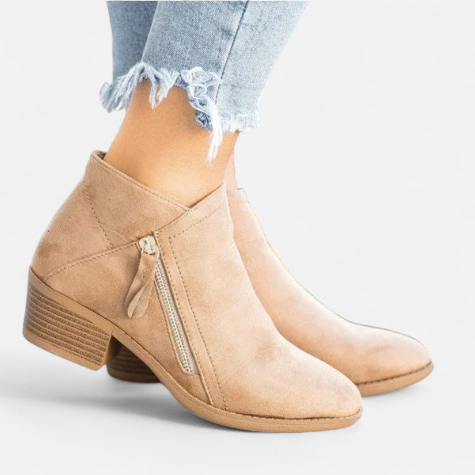 Damen orthopädische Stiefeletten mit weicher Konstruktion und stabilem Halt