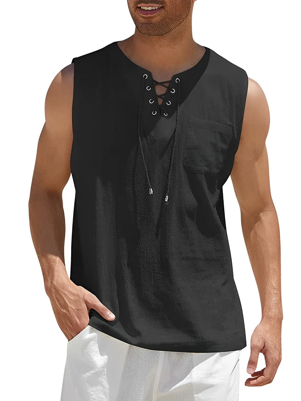 Męska Letnia Tank Top o Lekkiej Konstrukcji