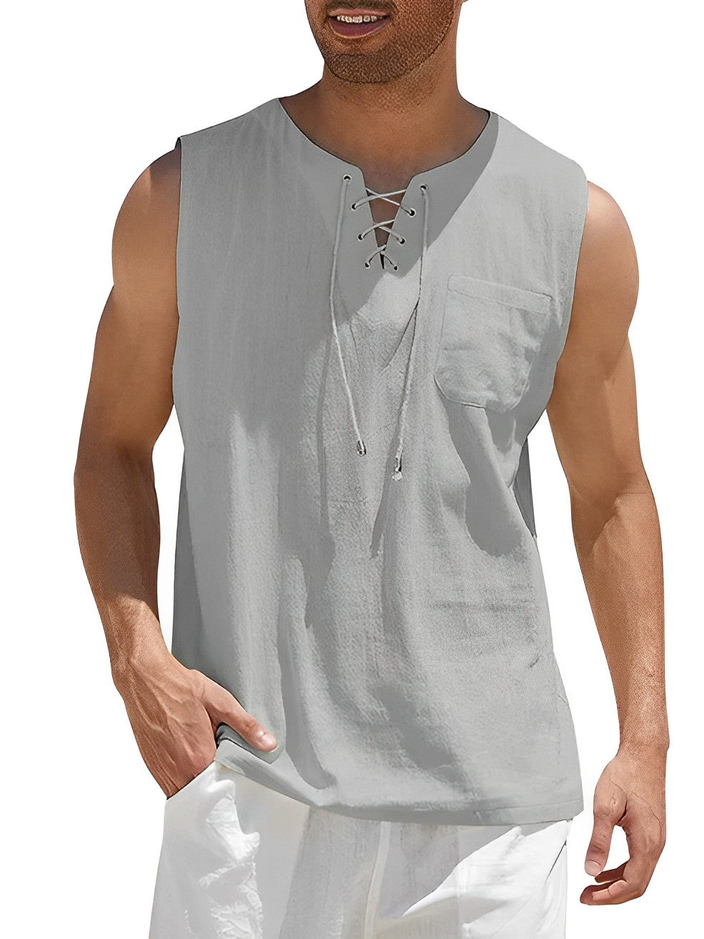 Męska Letnia Tank Top o Lekkiej Konstrukcji