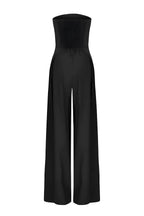 Elegancki Damski Kombinezon Strapless z Efektem Gorsetu