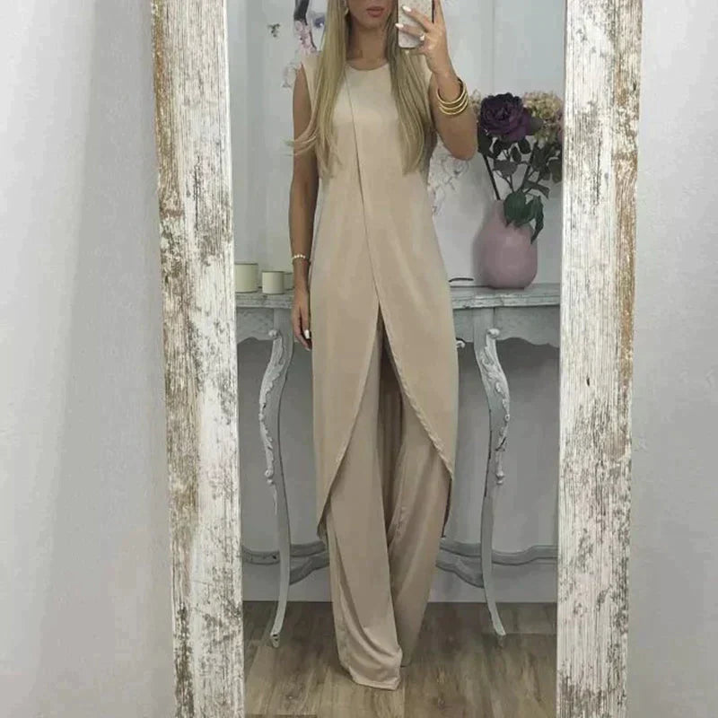 Damski Dwuczęściowy Zestaw o Eleganckim Kroju