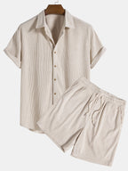 Herren zweiteiliges Set aus weichem Cord