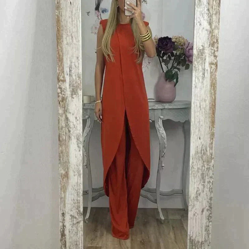 Damski Dwuczęściowy Zestaw o Eleganckim Kroju
