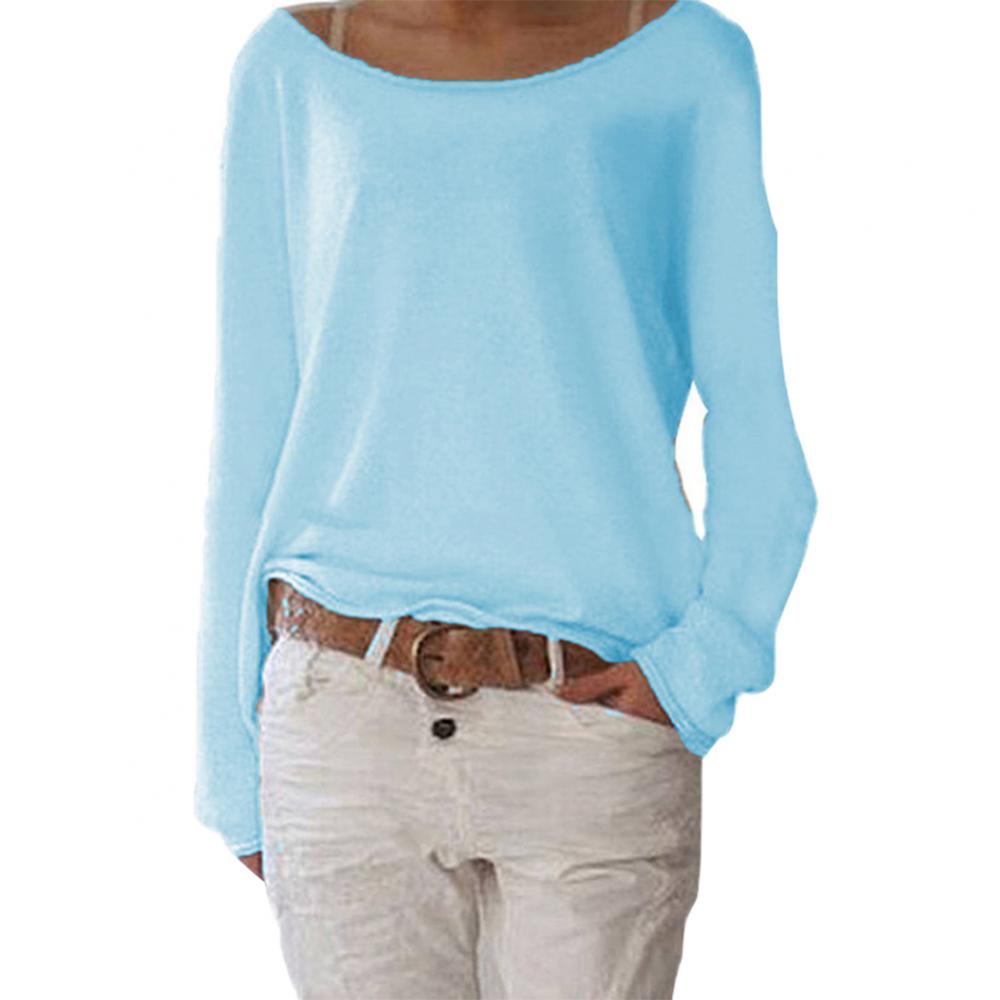 Eleganter Damenpullover mit Rundhalsausschnitt aus feinem Strick