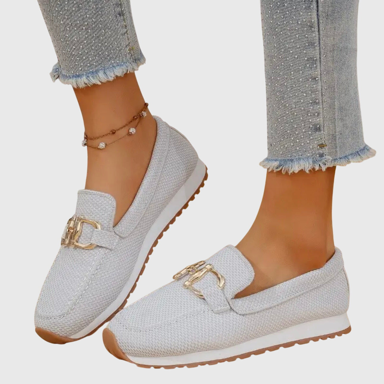 Damskie Ortopedyczne Loafer‑Sneakersy z Lekką Konstrukcją