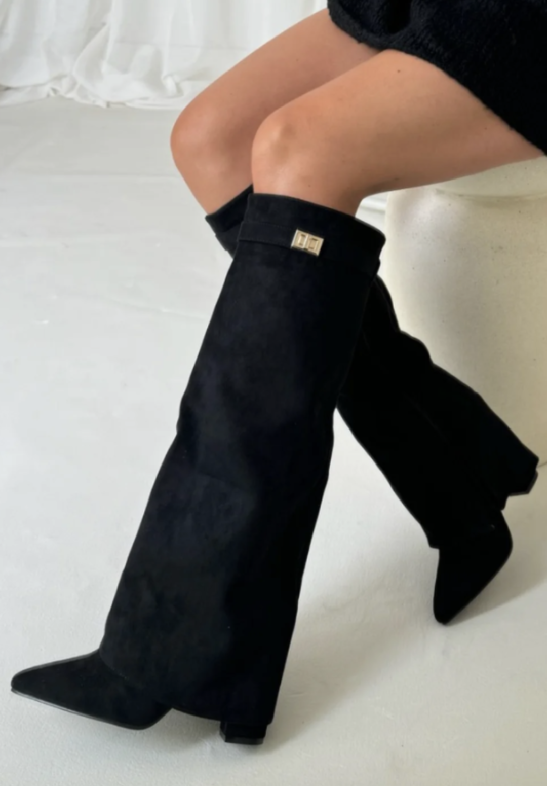 Damen Trendige Stiefeletten mit Eleganten Details und Komfortabler Konstruktion
