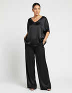 Damen Zweiteiliges Lounge Set aus Satinstoff