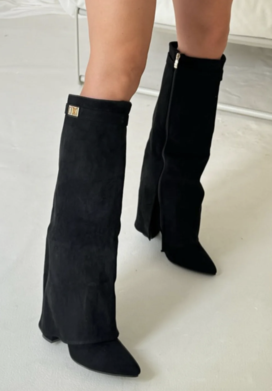 Damen Trendige Stiefeletten mit Eleganten Details und Komfortabler Konstruktion