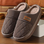 Men's Warm Slippers with Soft Lining for Home Use