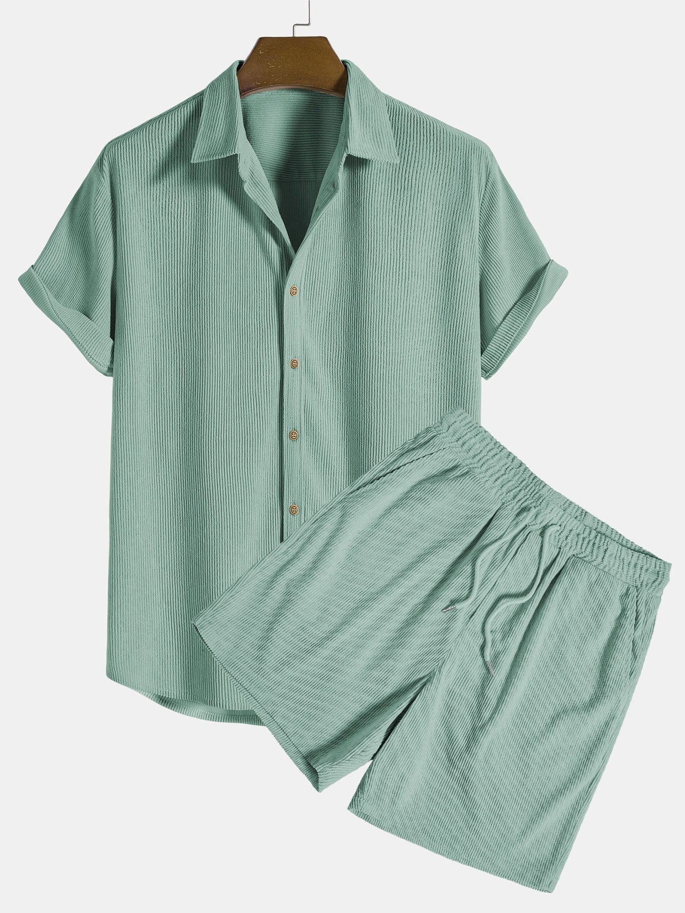 Men's Two-piece Set in Soft Corduroy