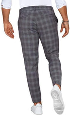 Męskie Chinosy Slim Fit z Ruit‑Wzorem