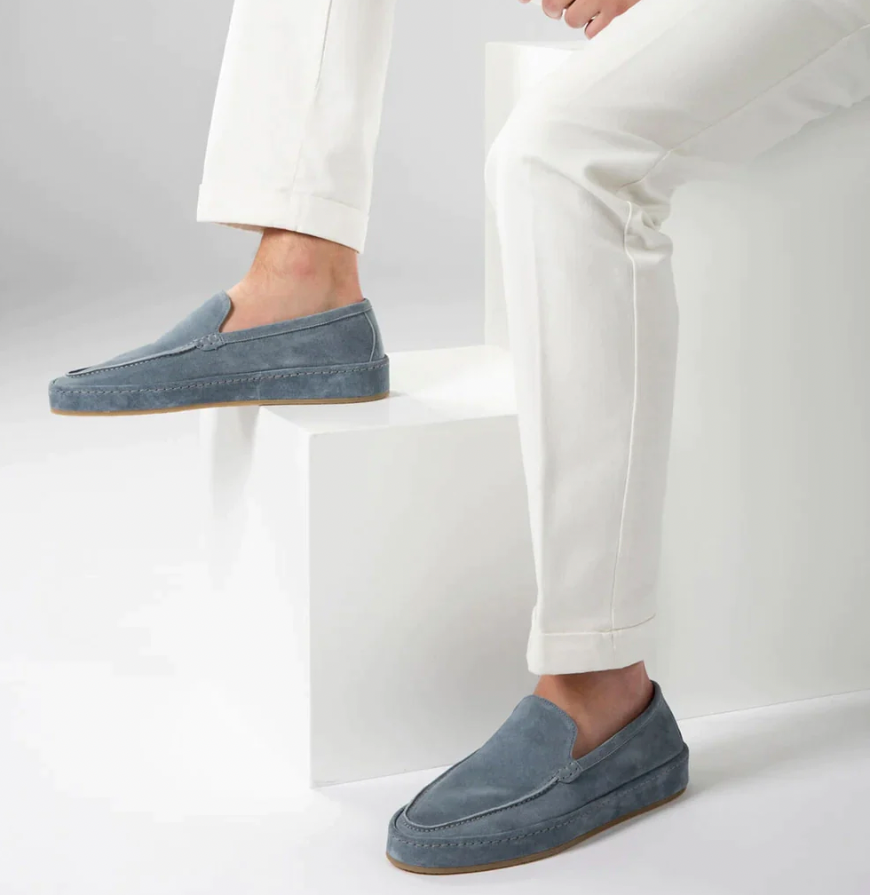 Męskie Eleganckie Loafersy Slip‑On o Komfortowej Konstrukcji