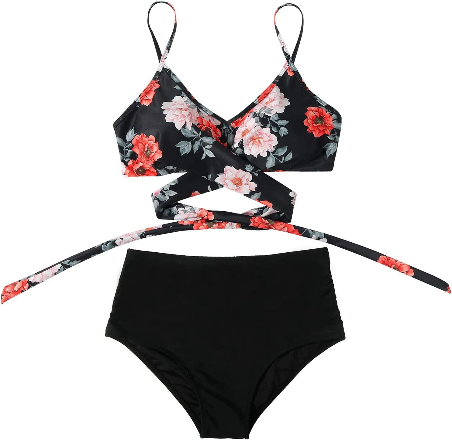 Damen Bikini Set High‑Waist mit Komfortabler, Figurformender Linie