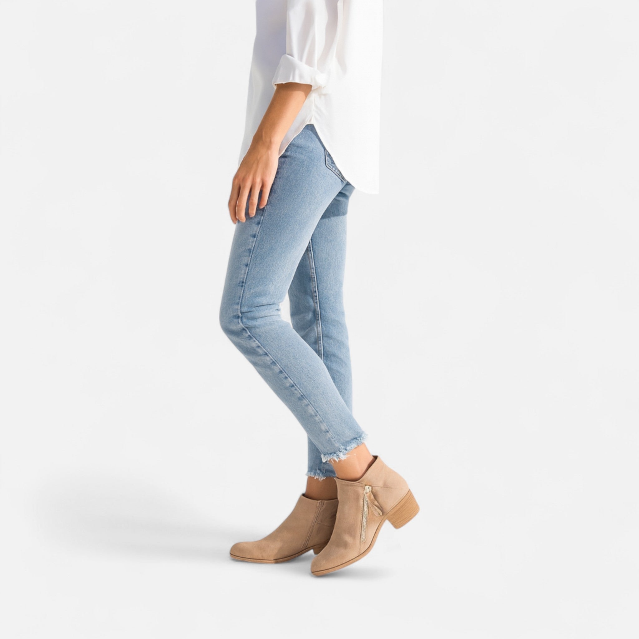 Damen orthopädische Stiefeletten mit weicher Konstruktion und stabilem Halt