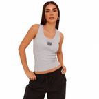 Damski Letni Tanktop o Minimalistycznej Linii
