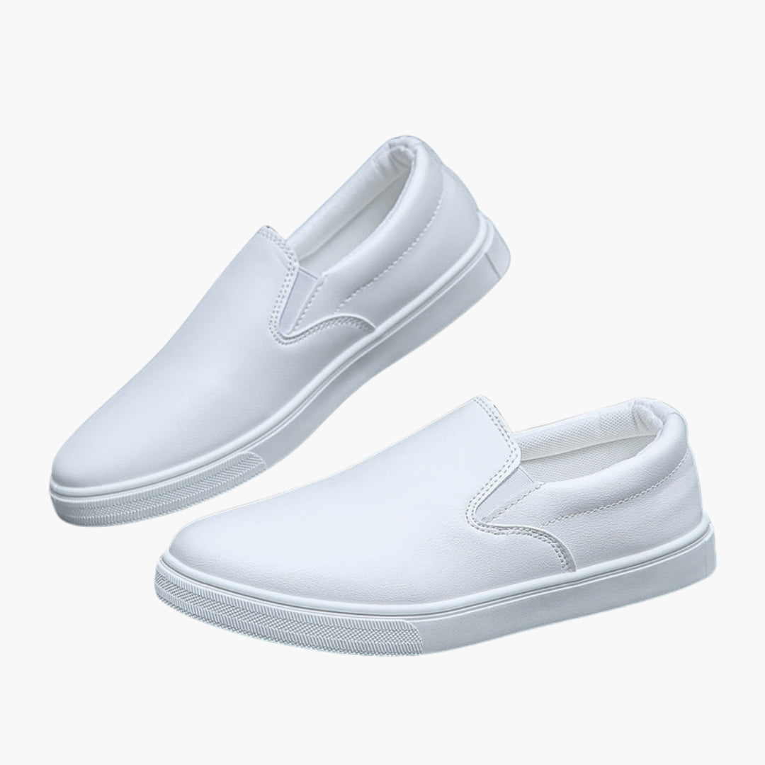 Herren Slip-On Schuhe mit PU-Obermaterial und PVC-Sohle