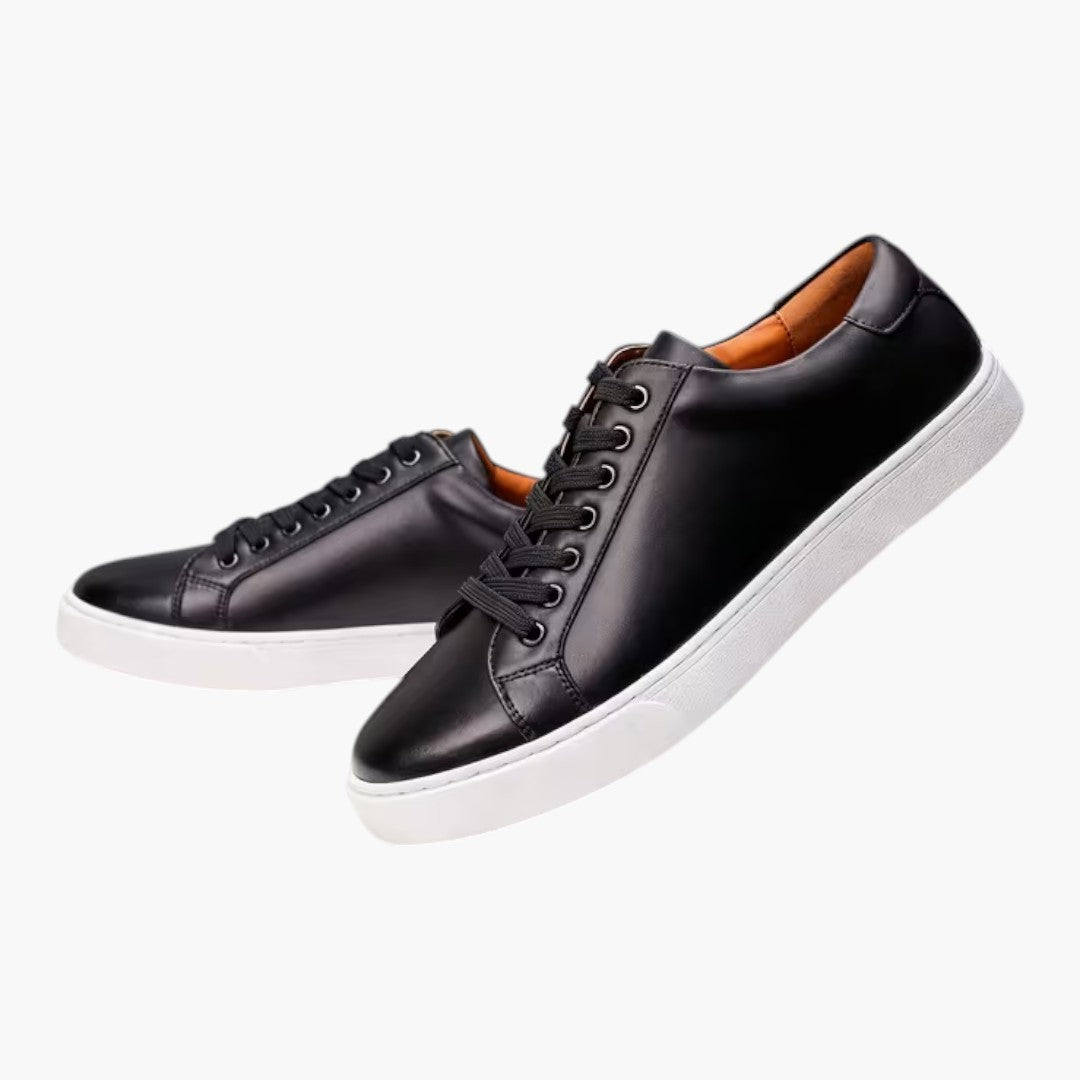 Herren Schnür-Sneaker mit rundem Zehenbereich und Gummisohle