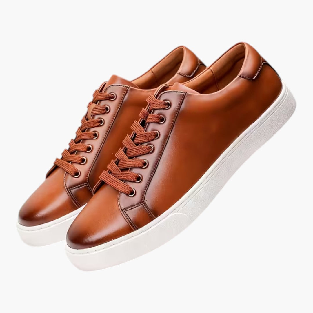 Herren Schnür-Sneaker mit rundem Zehenbereich und Gummisohle