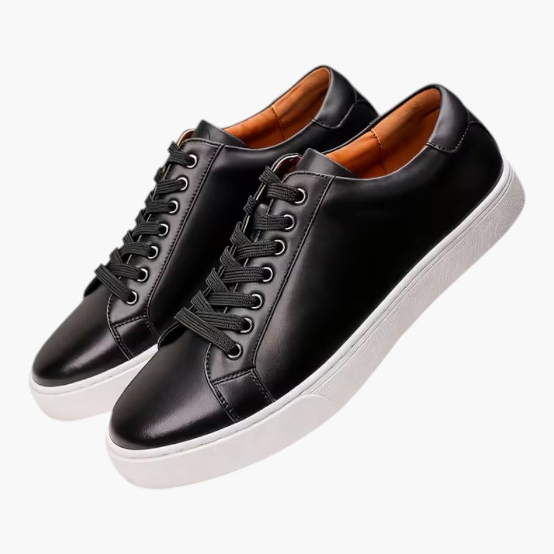 Herren Schnür-Sneaker mit rundem Zehenbereich und Gummisohle