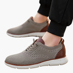Men's Slip-On Sports Shoes with Round Toe and Rubber Sole