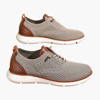 Men's Slip-On Sports Shoes with Round Toe and Rubber Sole