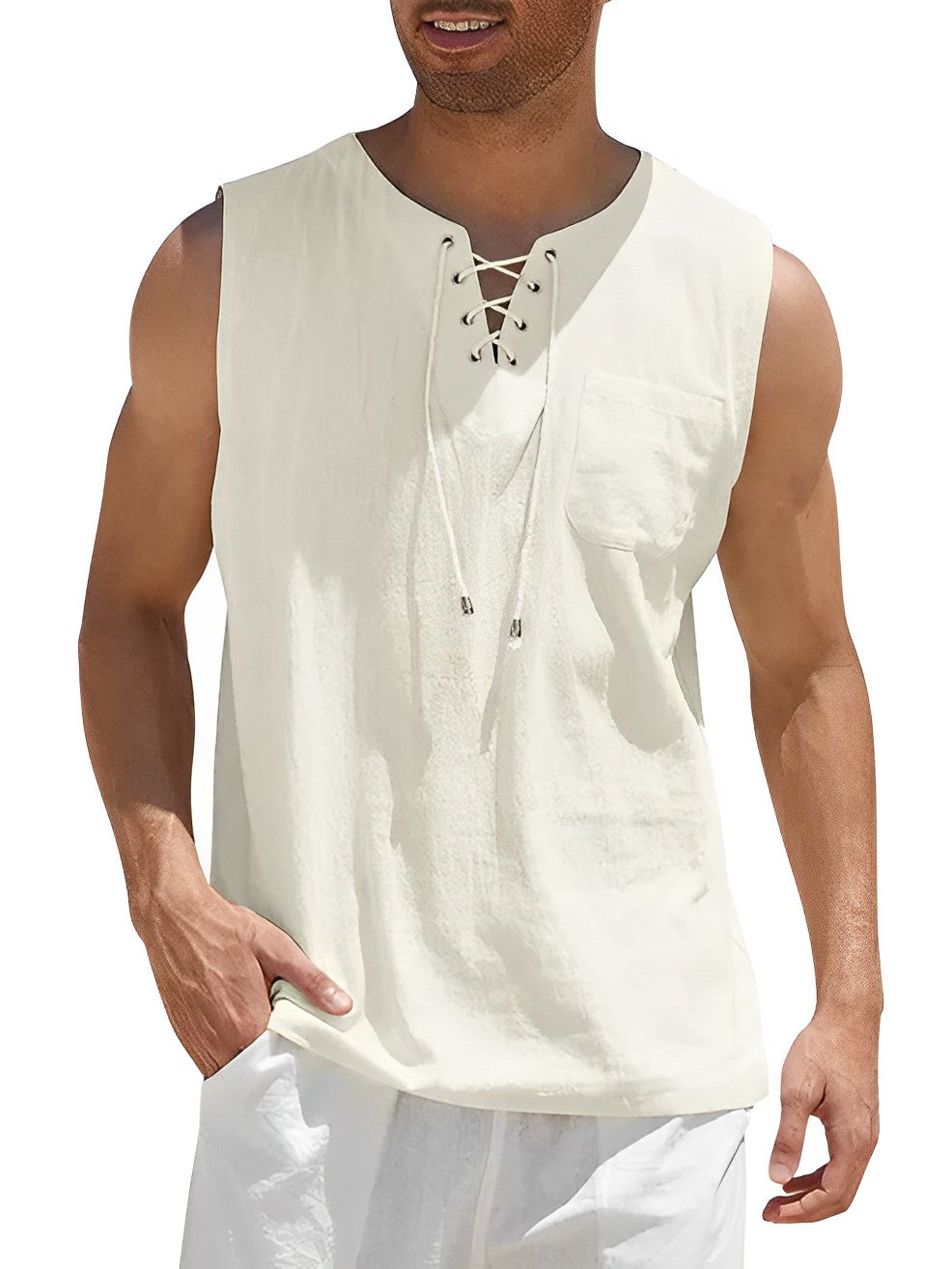 Męska Letnia Tank Top o Lekkiej Konstrukcji