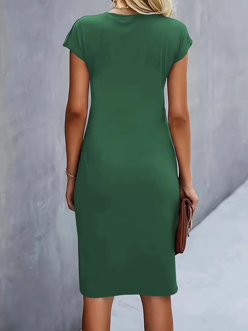 Damen Midi Kleid mit klassischem Schnitt