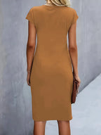 Damen Midi Kleid mit klassischem Schnitt