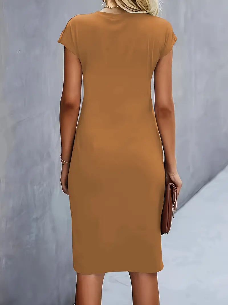 Damen Midi Kleid mit klassischem Schnitt
