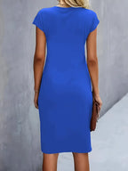 Damen Midi Kleid mit klassischem Schnitt