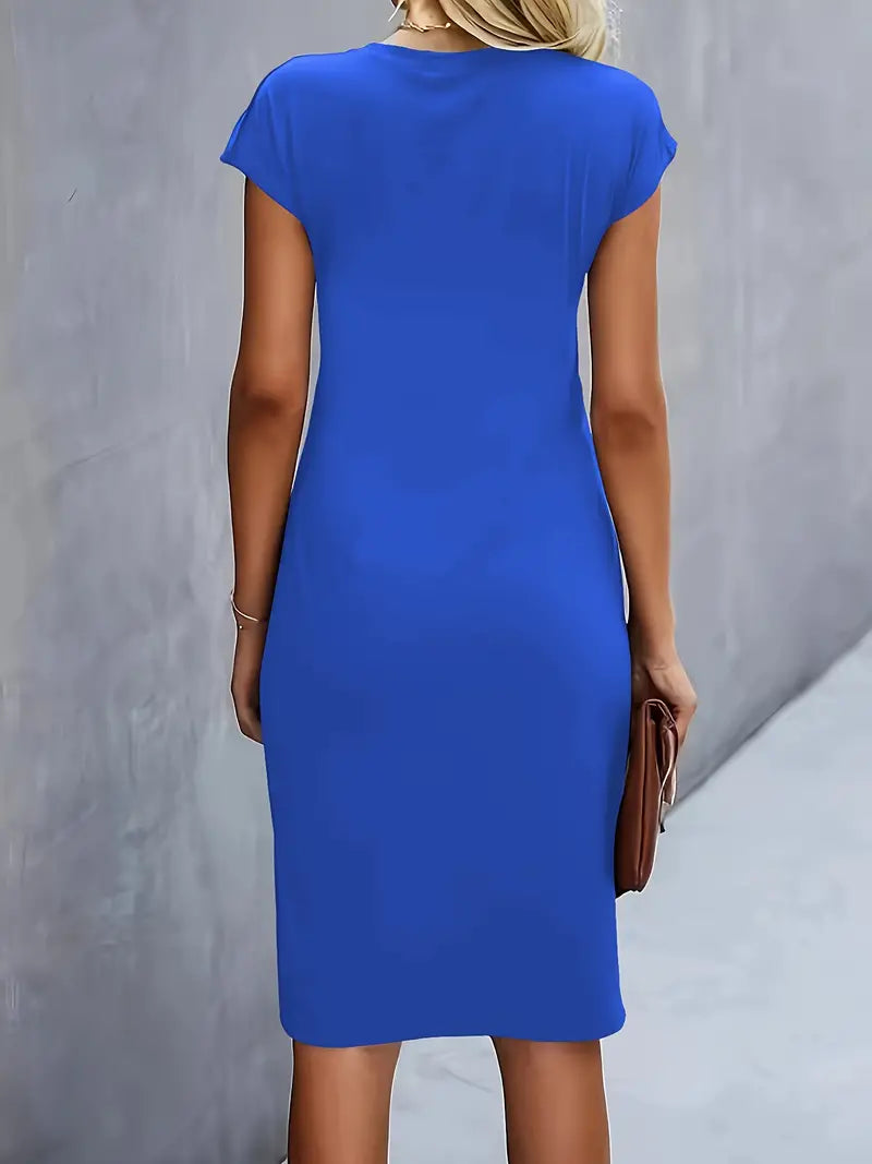 Damen Midi Kleid mit klassischem Schnitt