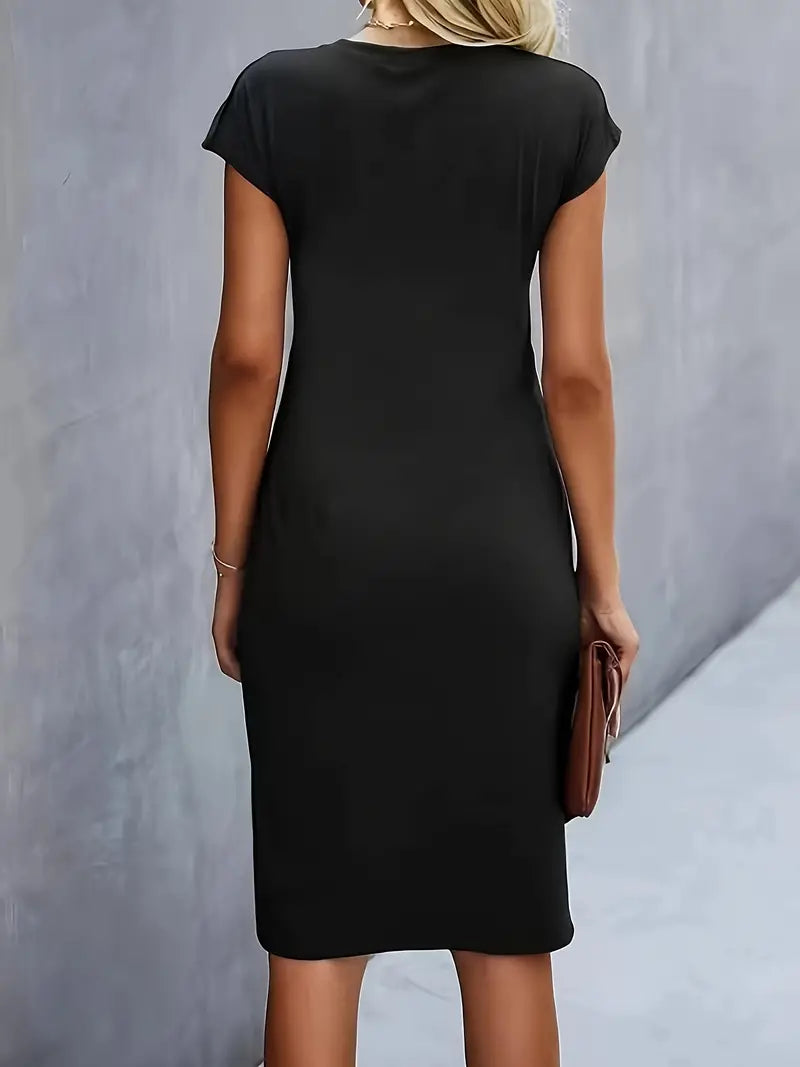 Damen Midi Kleid mit klassischem Schnitt