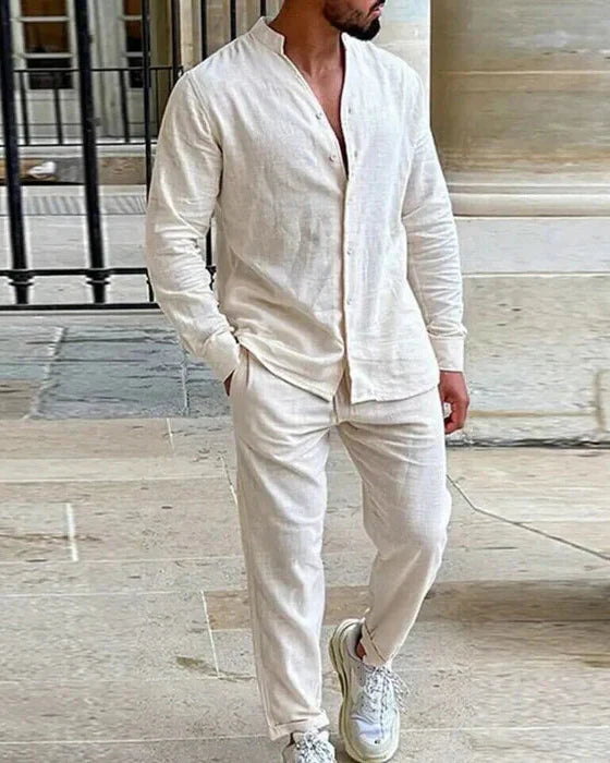 Men's Cotton Summer Set Breathable Comfortable Stylish for Everyday