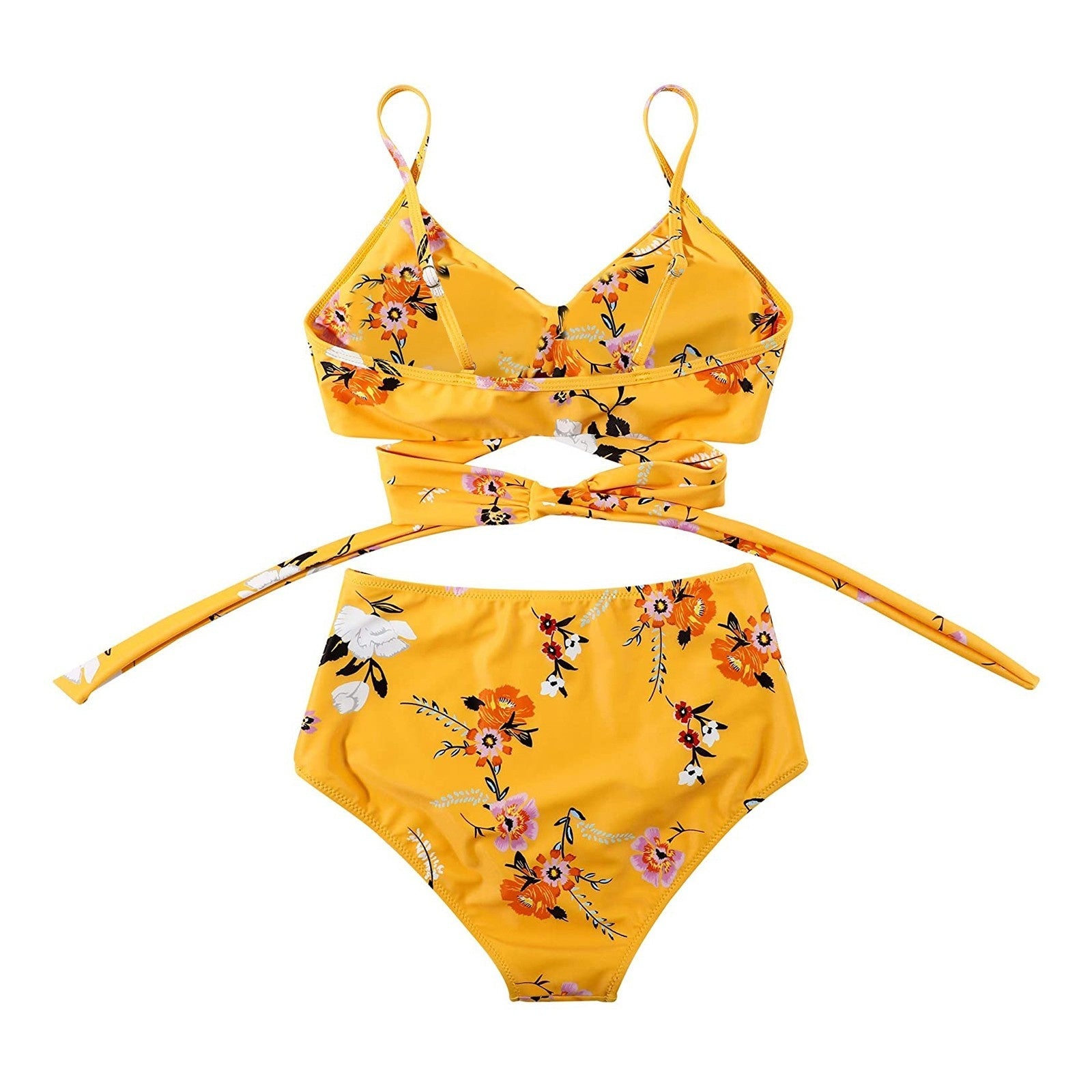 Women's High-Waist Bikini Set with Comfortable, Shaping Line