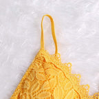 Damen Mesh Top mit Verstellbaren Trägern und V‑Ausschnitt