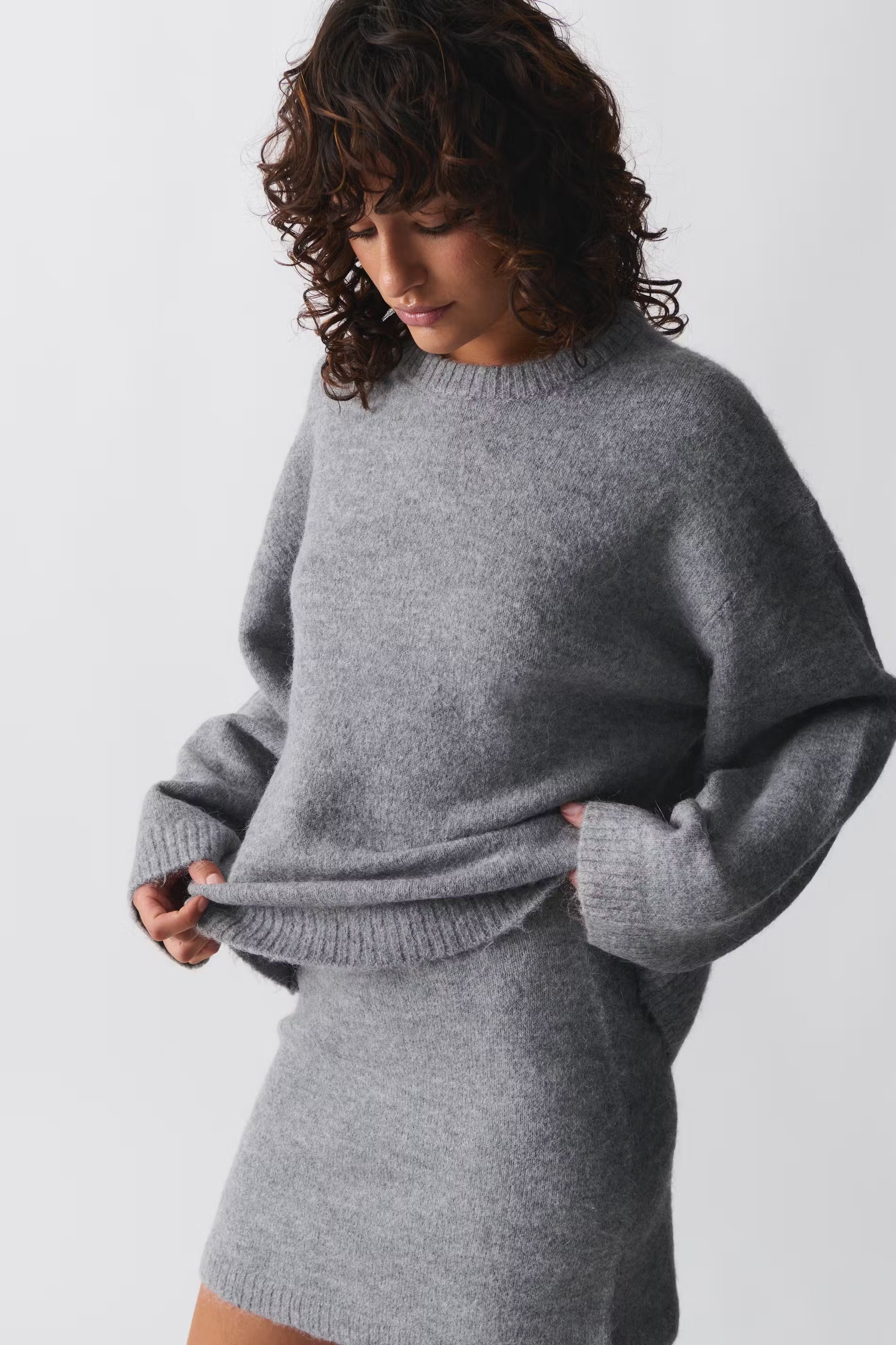 Damen weicher Strickpullover mit elegantem Schnitt