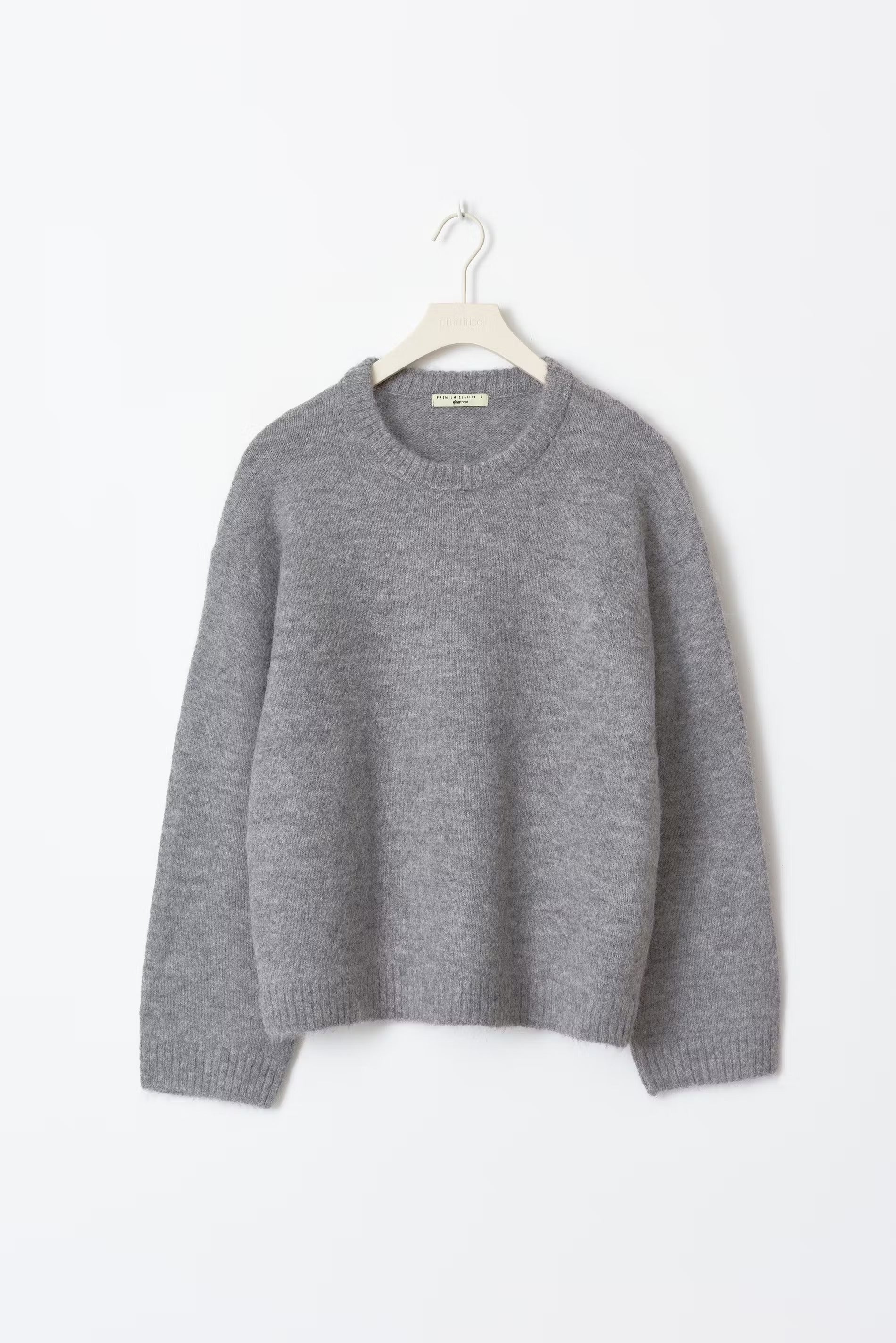 Damski Miękki Sweter Dzianinowy z Eleganckim Fasonem