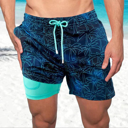 Herren Badeshorts mit sicherem Sitz