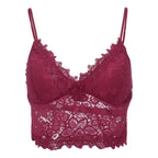Damen Mesh Top mit Verstellbaren Trägern und V‑Ausschnitt