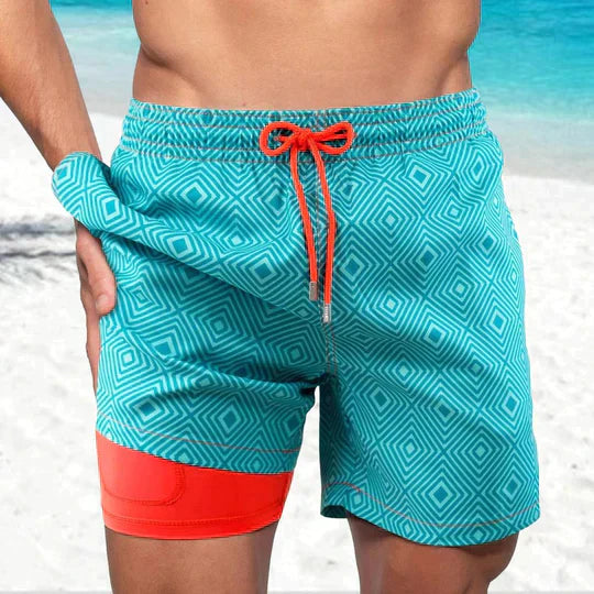 Herren Badeshorts mit sicherem Sitz