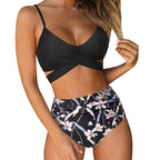 Damen Bikini Set High‑Waist mit Komfortabler, Figurformender Linie