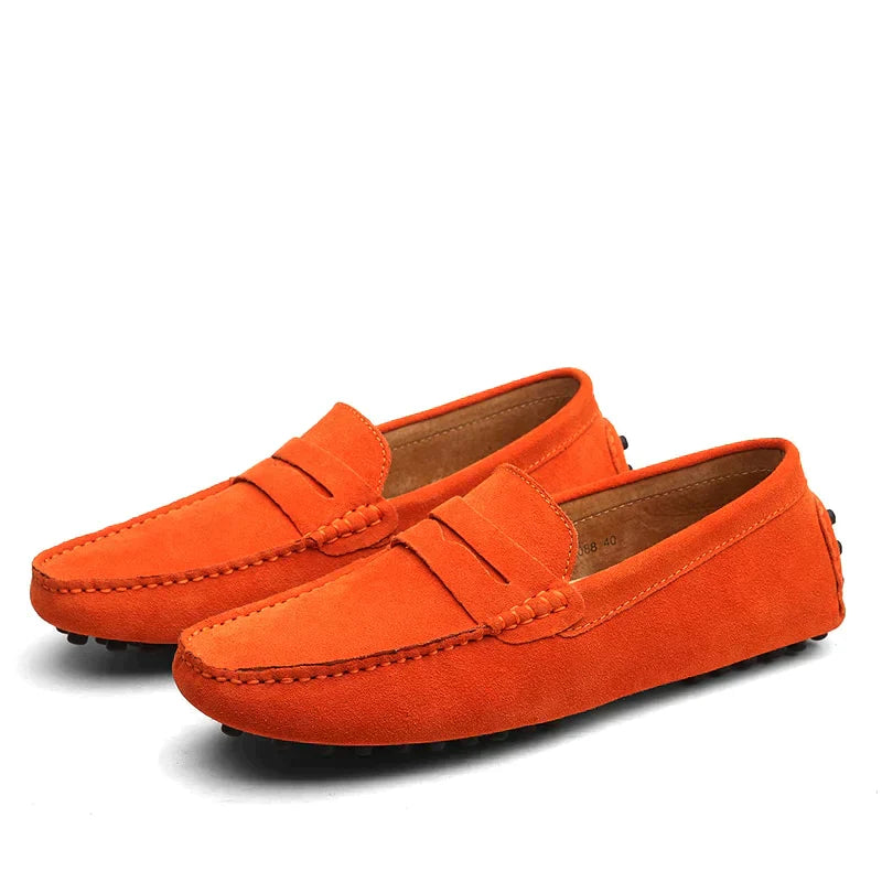 Elegante Herrenslipper mit klassischem Riemen und weicher Einlage