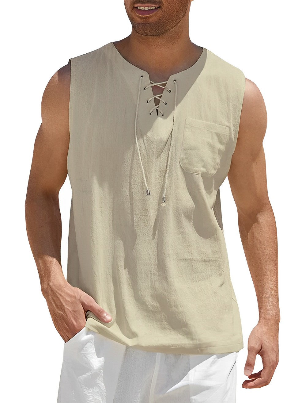 Męska Letnia Tank Top o Lekkiej Konstrukcji