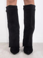 Damskie Kozaki do Kolan z Eleganckimi Detalami i Całodziennym Komfortem