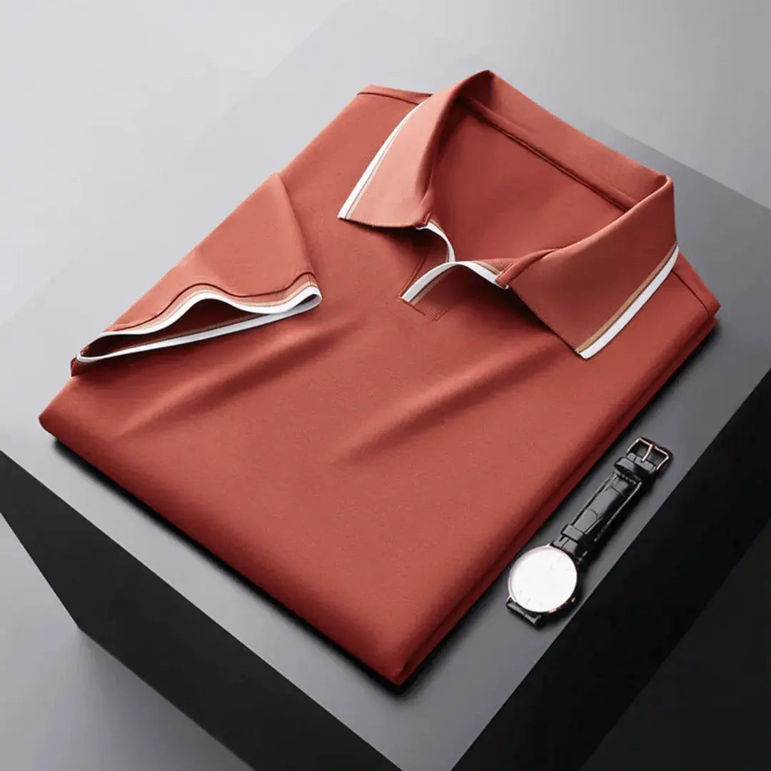 Eleganckie Polo z Kontrastowym Wykończeniem Kołnierzyka