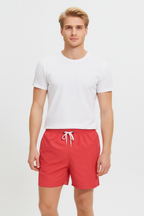 Herren Schnelltrocknende Badeshorts mit Verstellbarem Bund