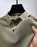 Męski T‑shirt z Mesh‑Detalami i Oddychającą Konstrukcją