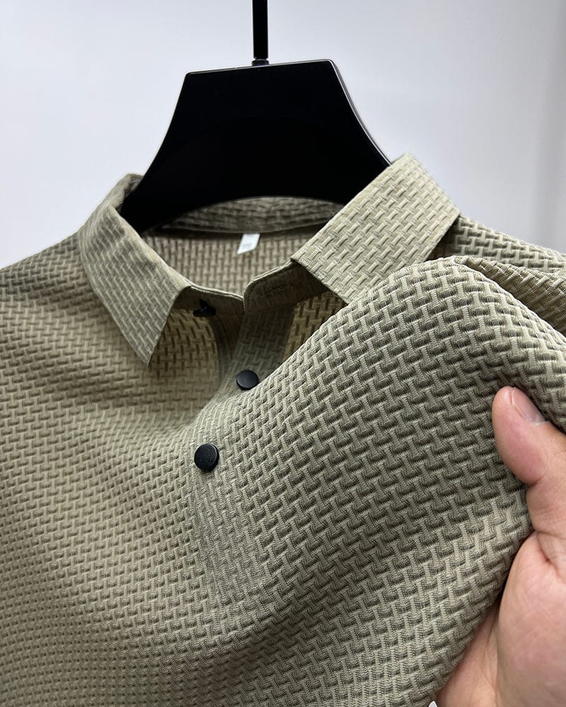 Męski T‑shirt z Mesh‑Detalami i Oddychającą Konstrukcją
